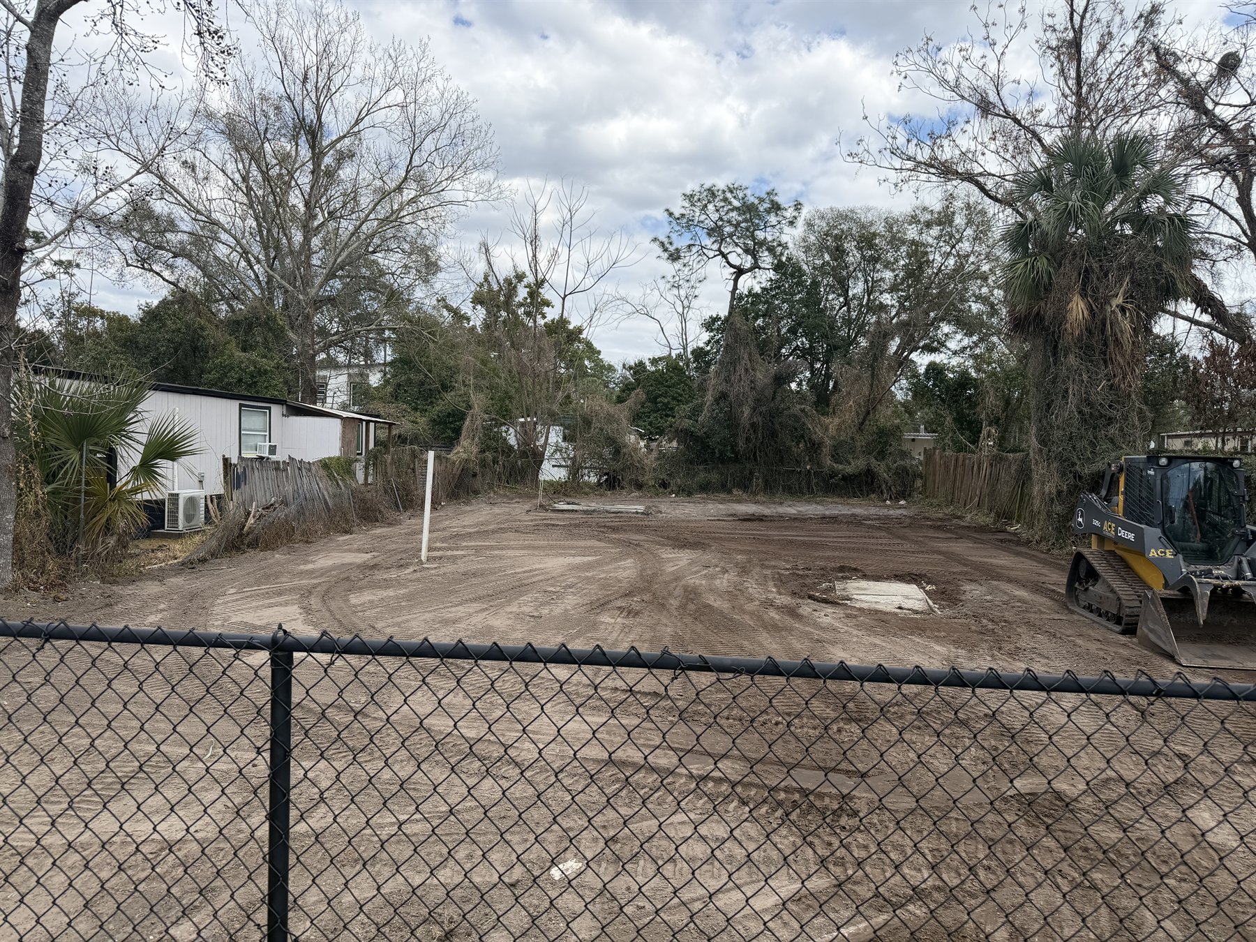 Cleared and graded Florida development site